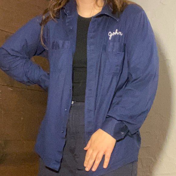 Vintage Monogrammed Button Down - Picture 4 of 9